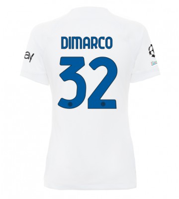Inter Milan Federico Dimarco #32 Udebanetrøje Dame 2023-24 Kort ærmer